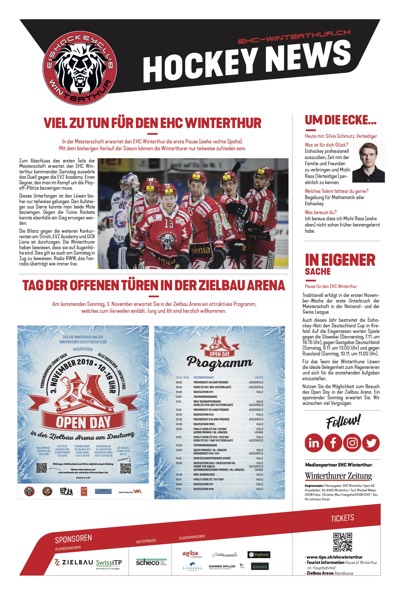 Hockey News 31/10/19