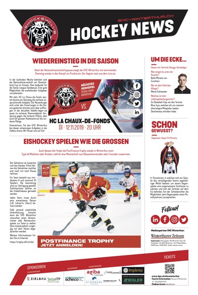 Hockey News 07/11/19