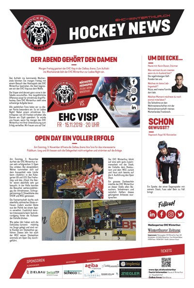 Hockey News 14/11/19
