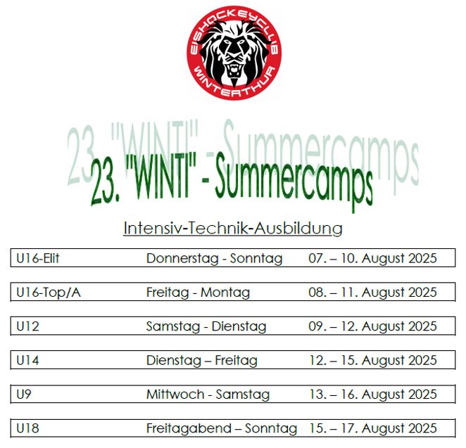 Bild Ausschreibung Sommercamp25