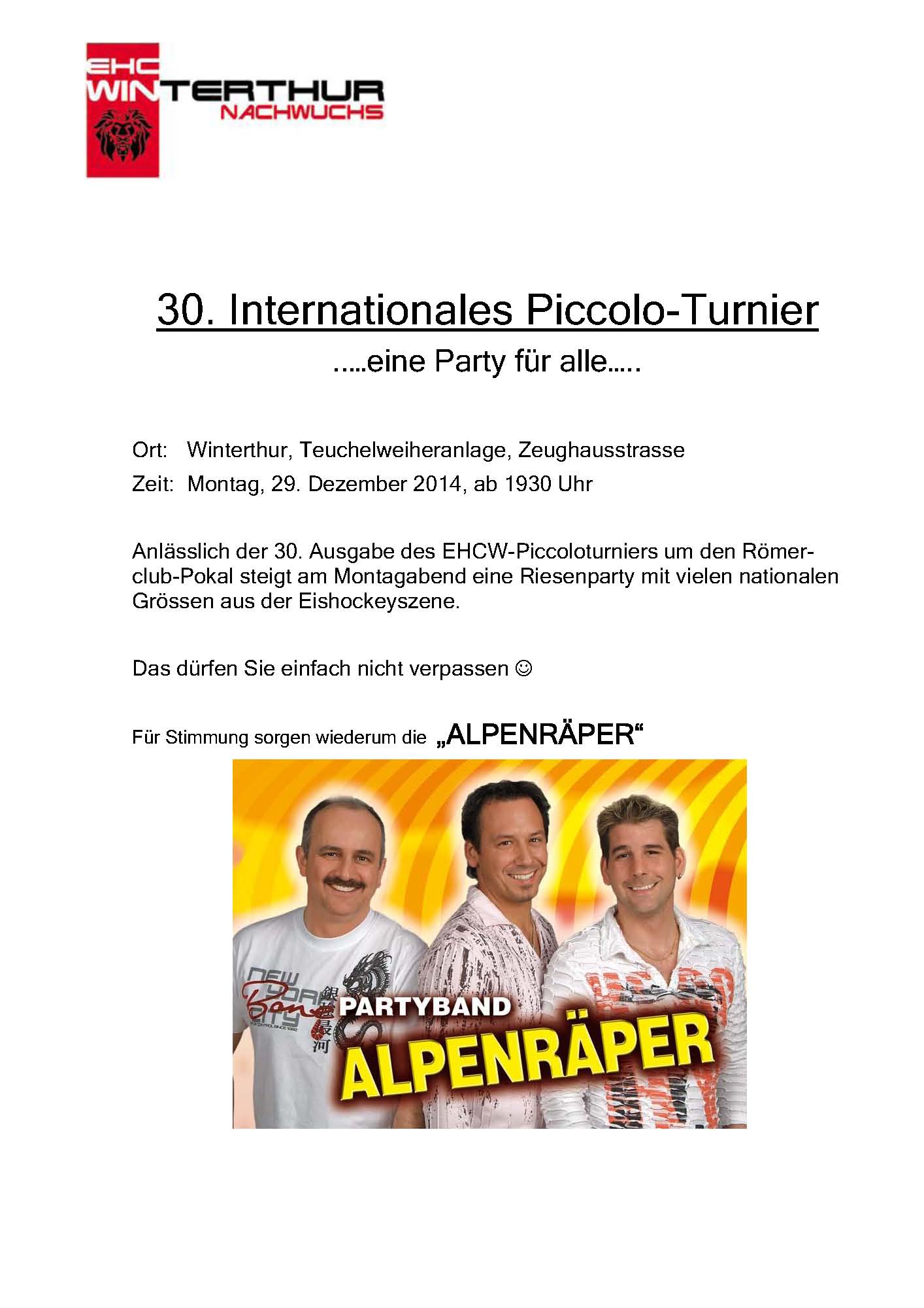 2014 - Event-Vorschau